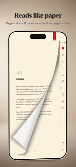 Reader on iPhone